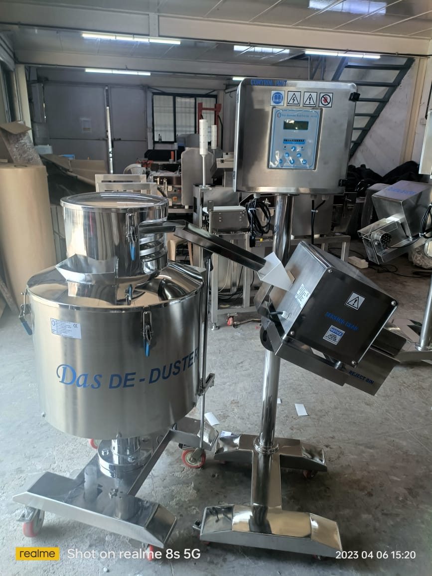 Tablet Metal Detector with Deduster