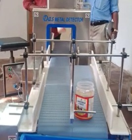 Conveyor Metal Detector with Rejection (Plastic bottles / Glass bottles)