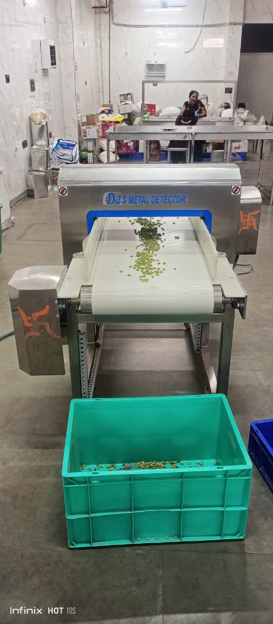 Conveyor Metal Detector (Dry Fruits in Loose)